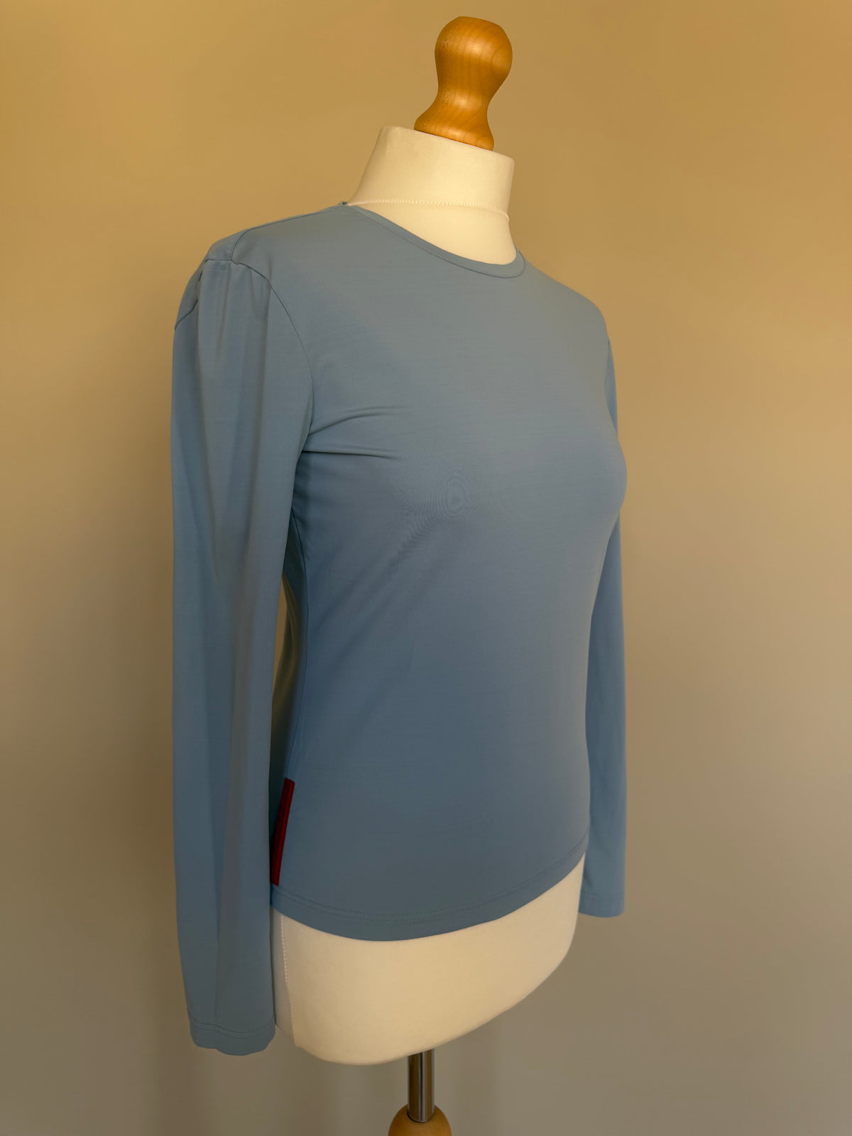 Prada Sport Linea Rossa Long Sleeve Technical Stretch Top - M