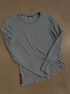 Prada Sport Linea Rossa Long Sleeve Technical Stretch Top - M