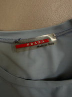 Prada Sport Linea Rossa Long Sleeve Technical Stretch Top - M
