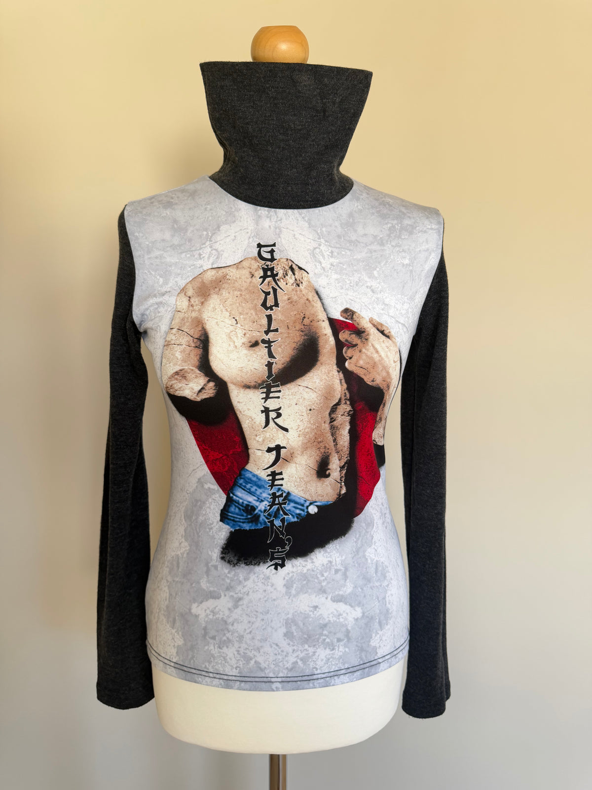 Gaultier Jeans by Jean Paul Gaultier Classical Torso Print Top - XS