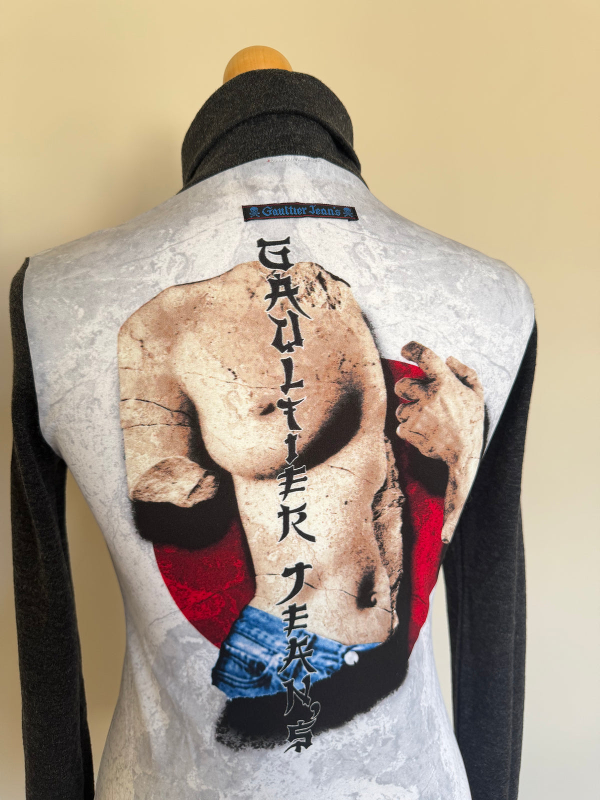 Gaultier Jeans by Jean Paul Gaultier Classical Torso Print Top - XS