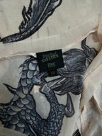 Jean Paul Gaultier "Safe Sex Forever" SS96 Tattoo Mesh Tank Top - S