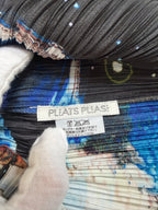 Pleats Please Issey Miyake AW02 Tadanori Yokoo 'Millennium Krishna' Pleated Vest Top - M
