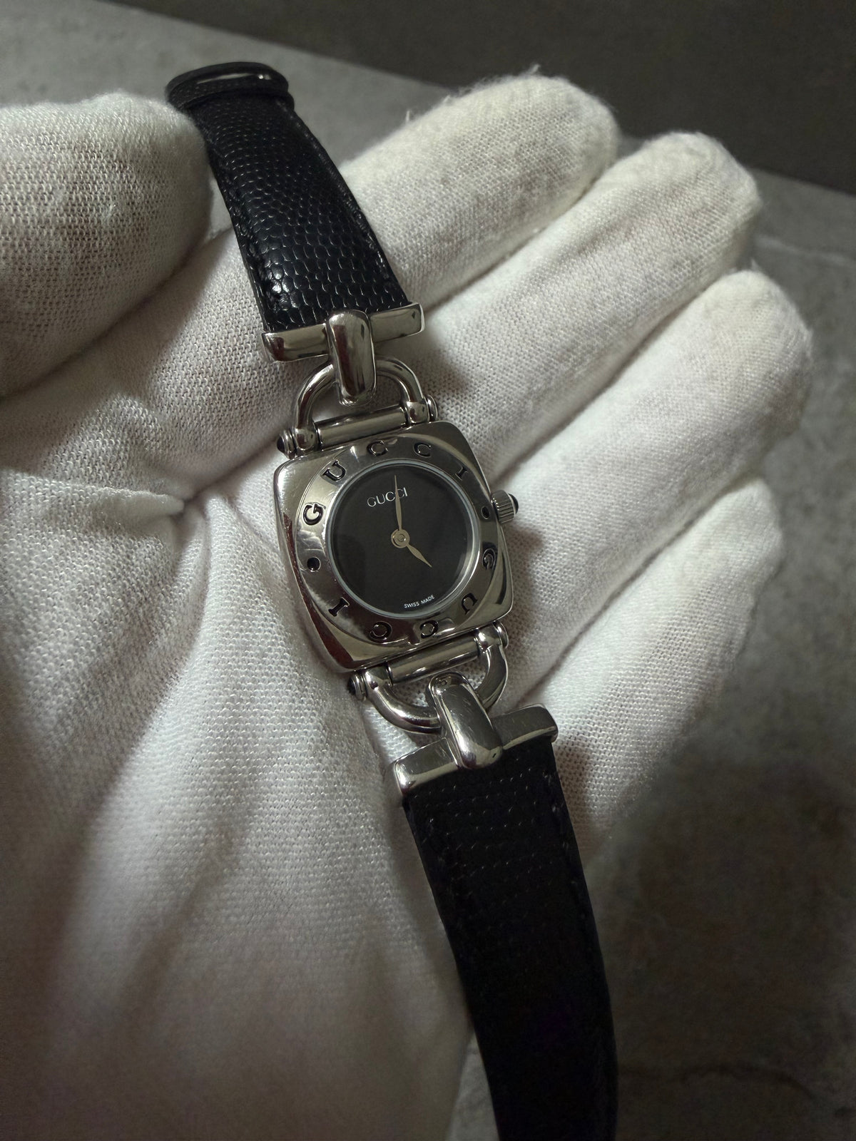 Gucci Vintage 6300L Horsebit Bezel Ladies Watch