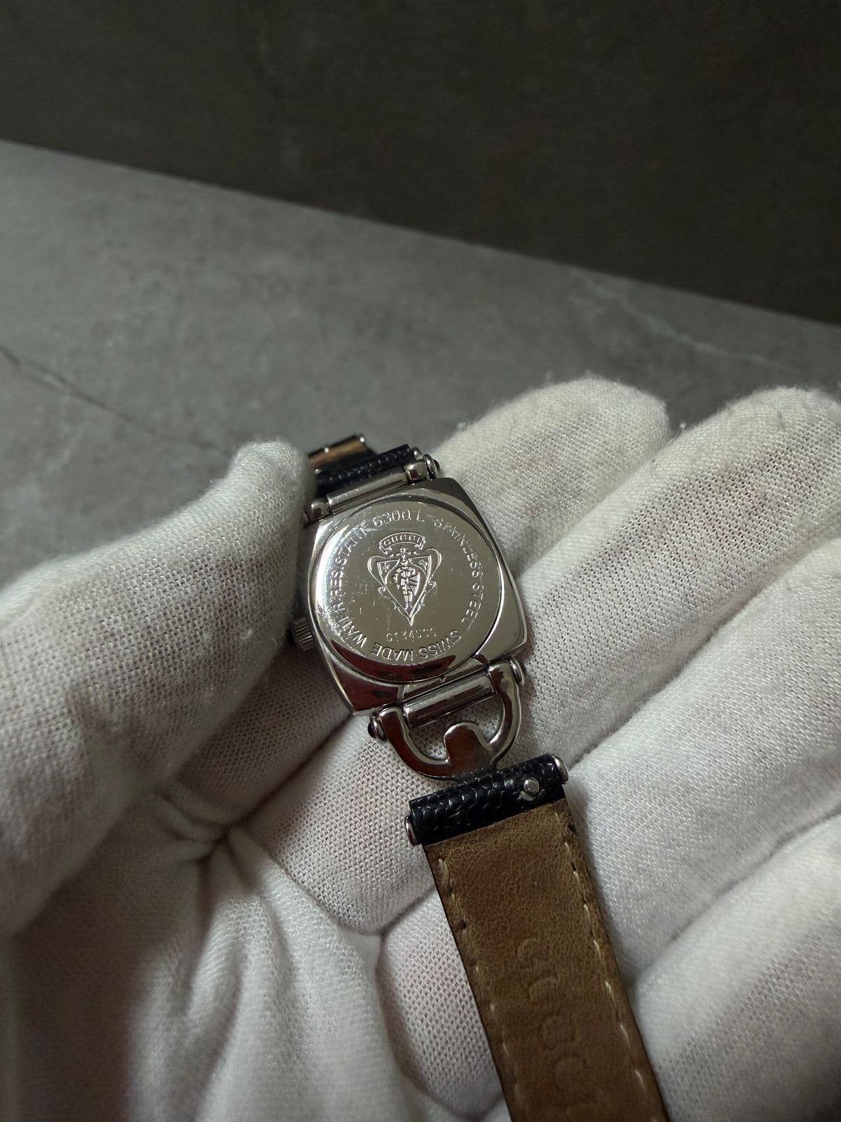 Gucci Vintage 6300L Horsebit Bezel Ladies Watch