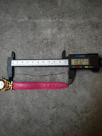 Gucci Vintage Gold 6300L Horsebit Pink Ladies Watch Set