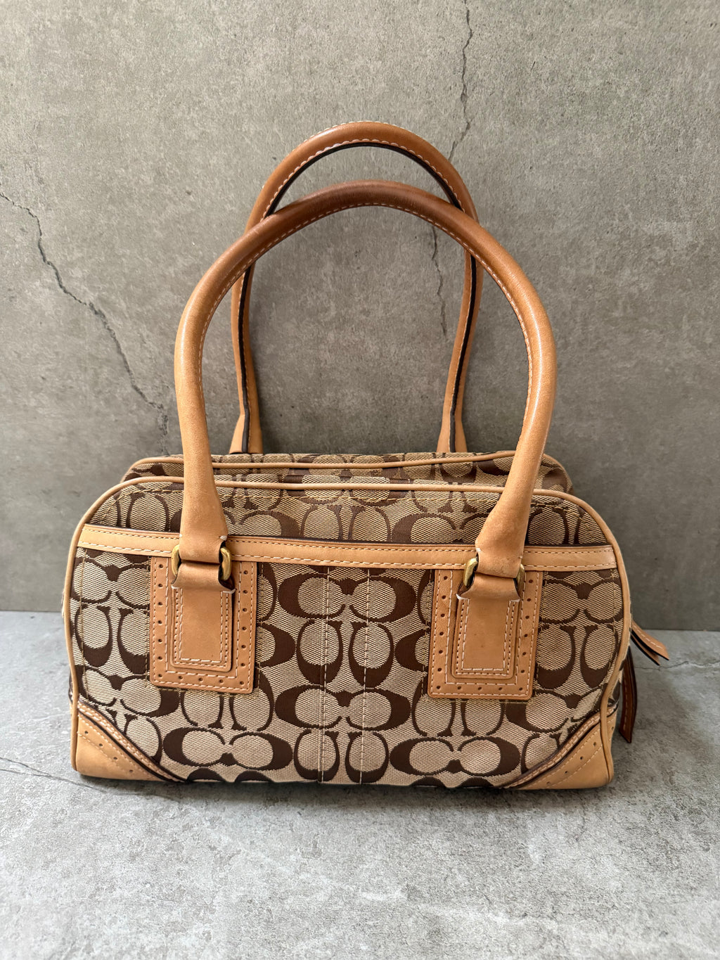 Coach Signature  Canvas Soho Satchel Bag