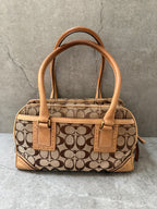 Coach Signature  Canvas Soho Satchel Bag