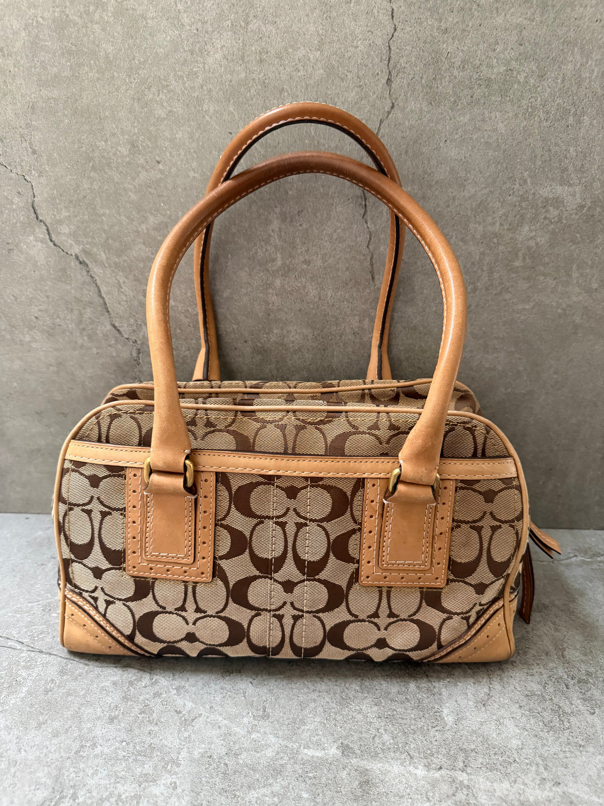 Coach Signature  Canvas Soho Satchel Bag