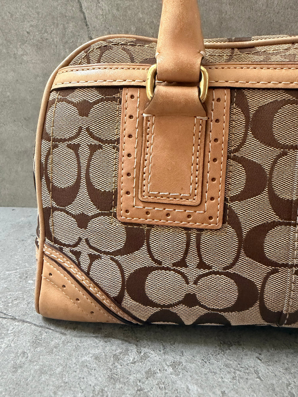 Coach Signature  Canvas Soho Satchel Bag