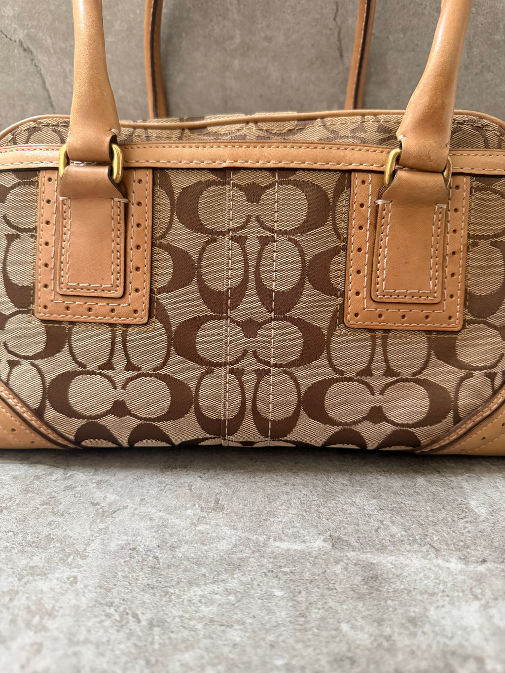 Coach Signature  Canvas Soho Satchel Bag