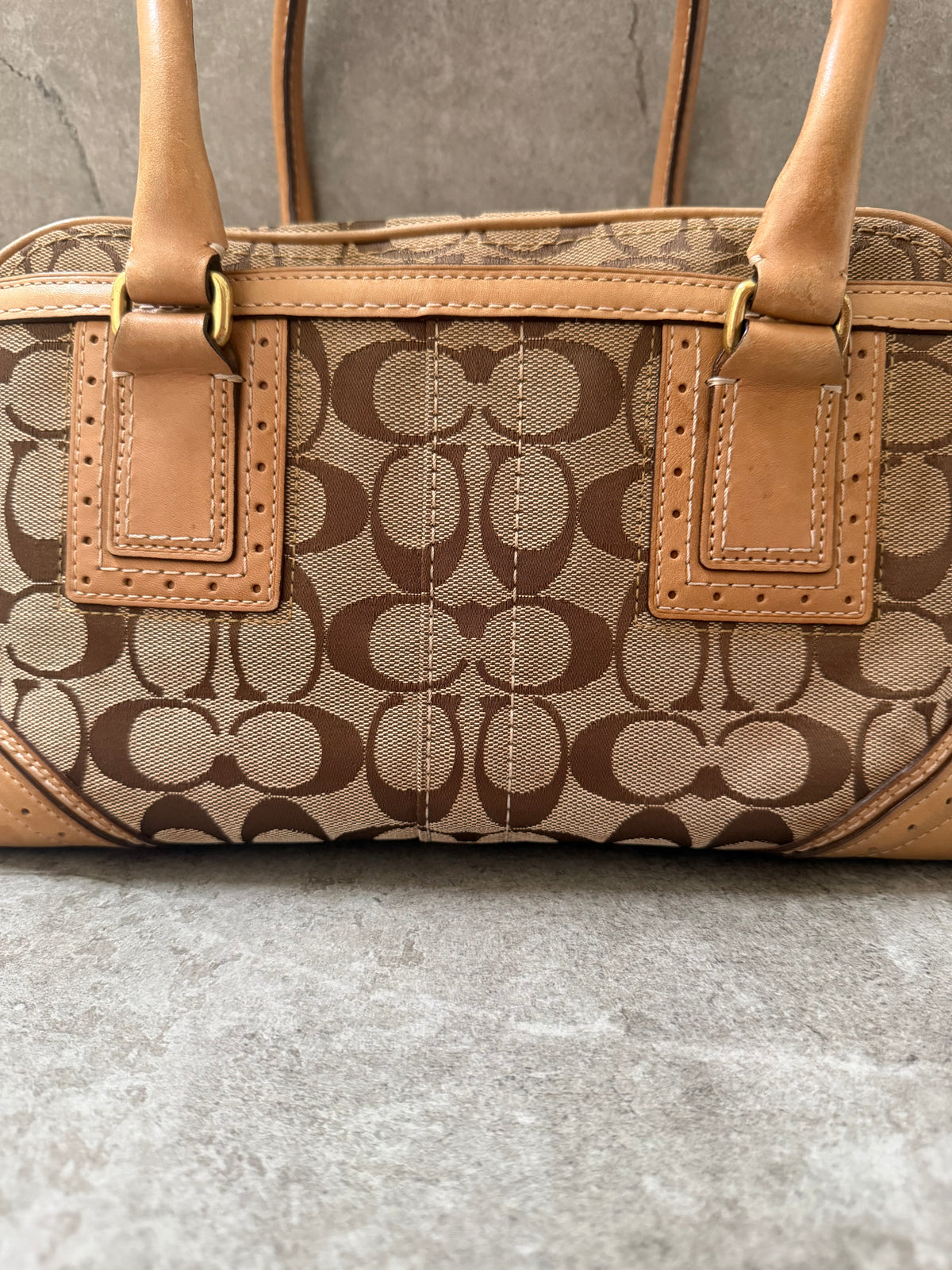 Coach Signature  Canvas Soho Satchel Bag
