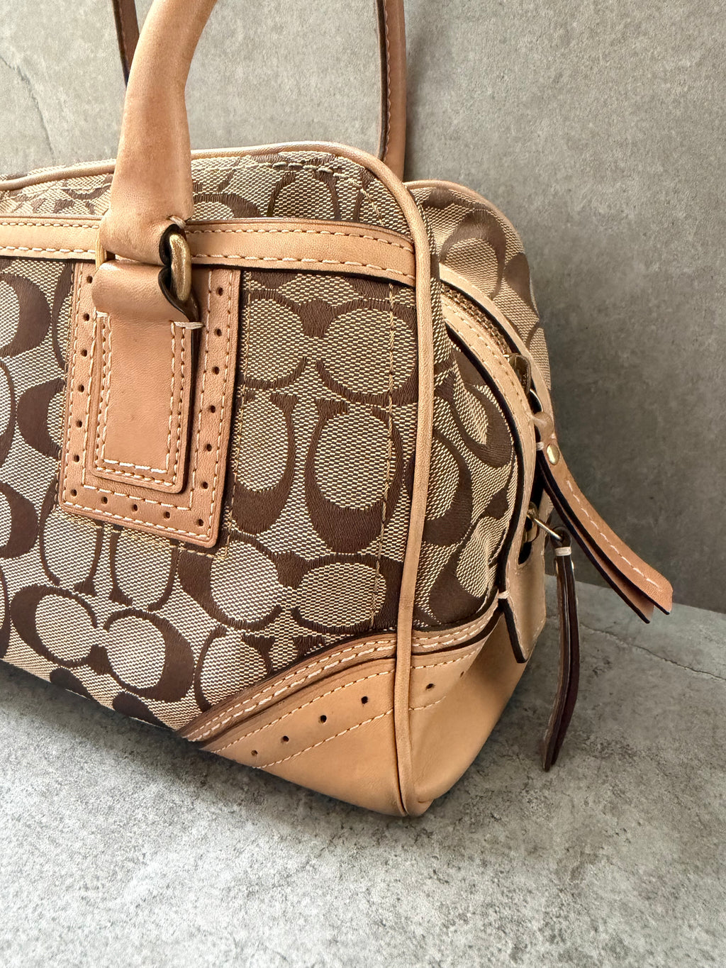 Coach Signature  Canvas Soho Satchel Bag