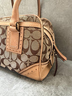Coach Signature  Canvas Soho Satchel Bag
