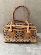Coach Signature  Canvas Soho Satchel Bag