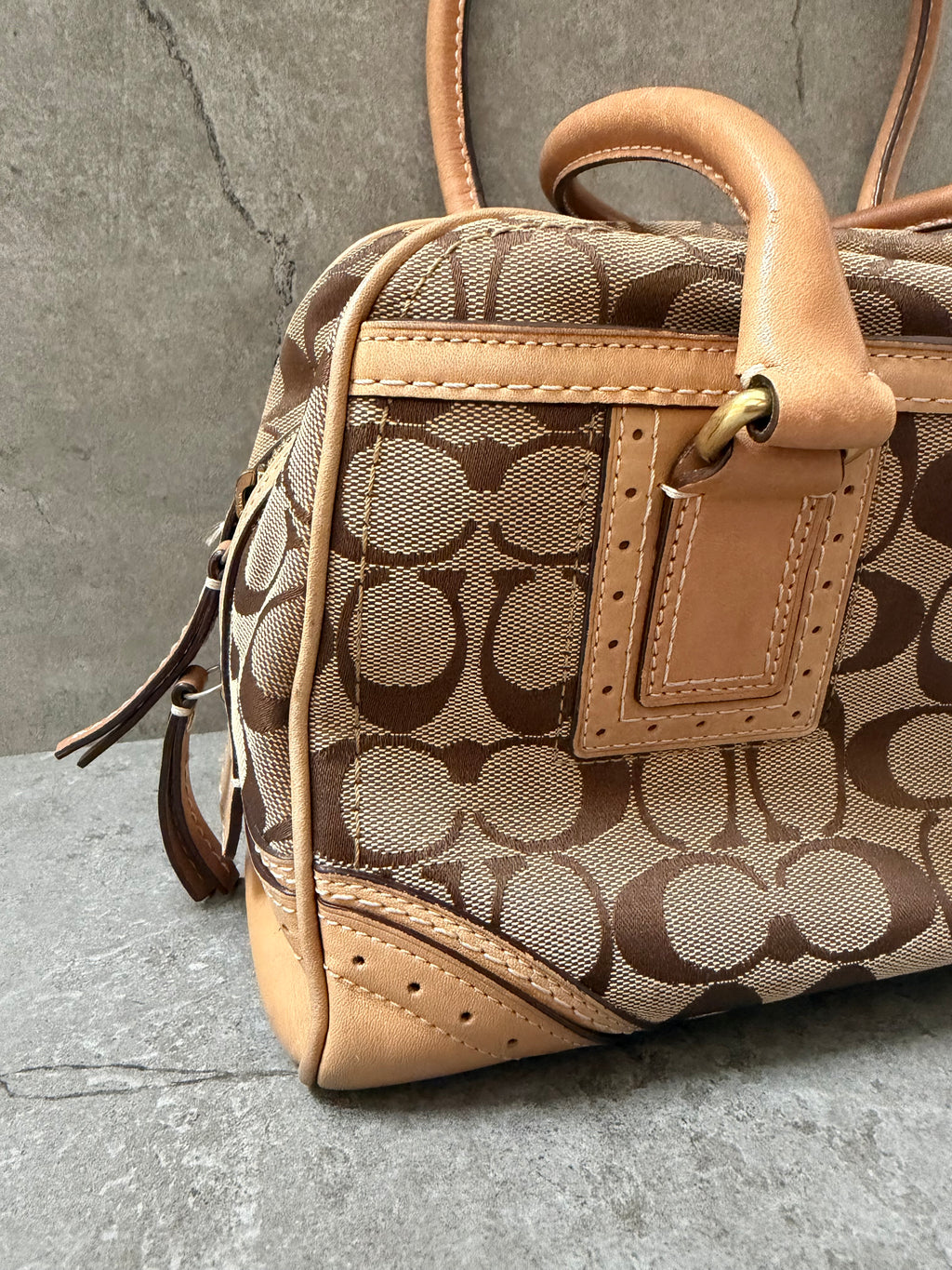 Coach Signature  Canvas Soho Satchel Bag