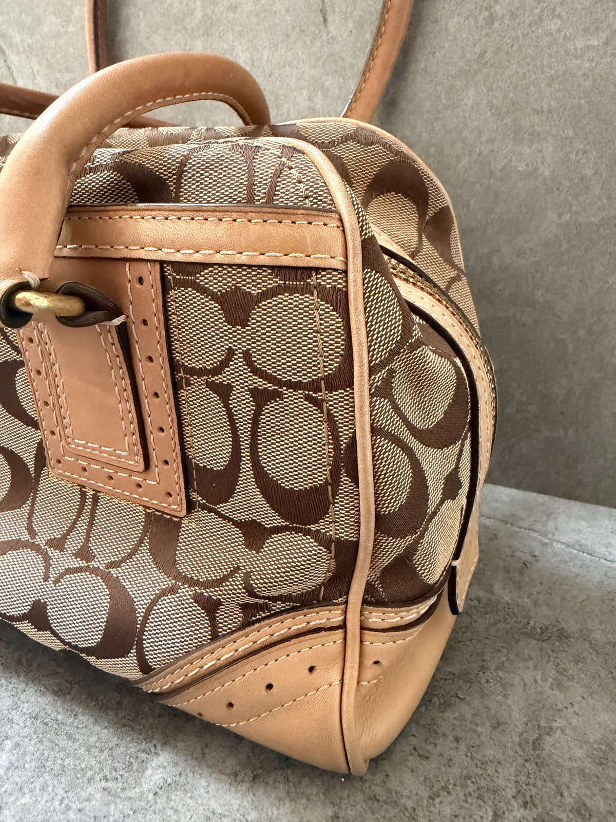 Coach Signature  Canvas Soho Satchel Bag