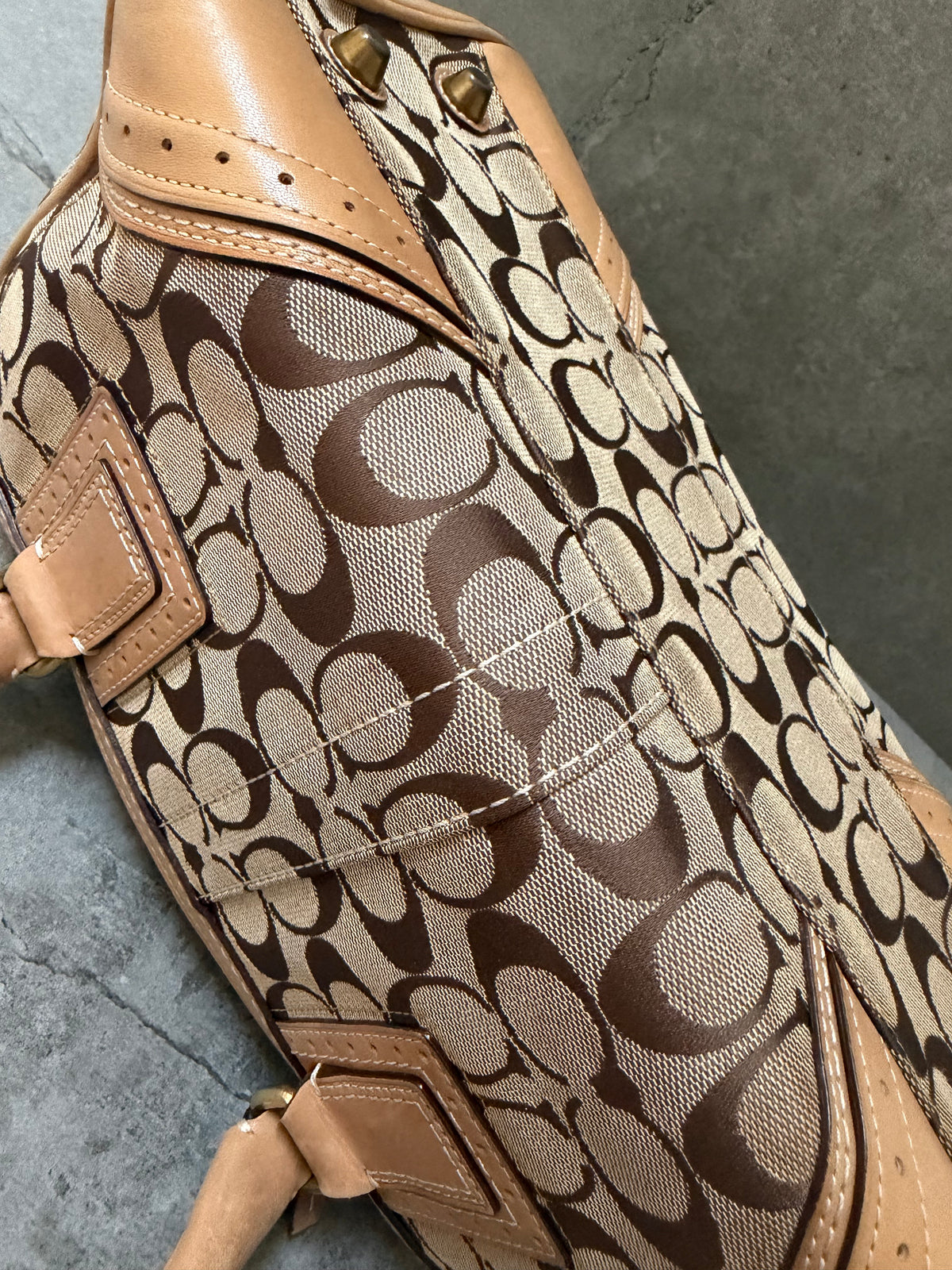 Coach Signature  Canvas Soho Satchel Bag