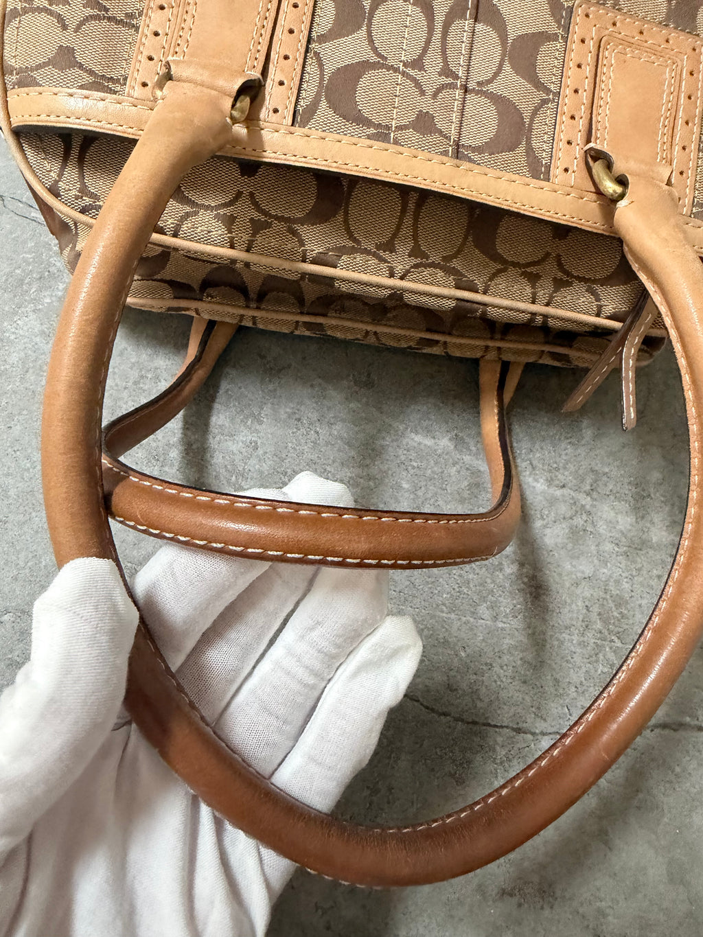 Coach Signature  Canvas Soho Satchel Bag
