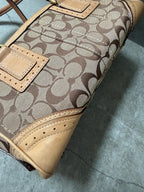 Coach Signature  Canvas Soho Satchel Bag