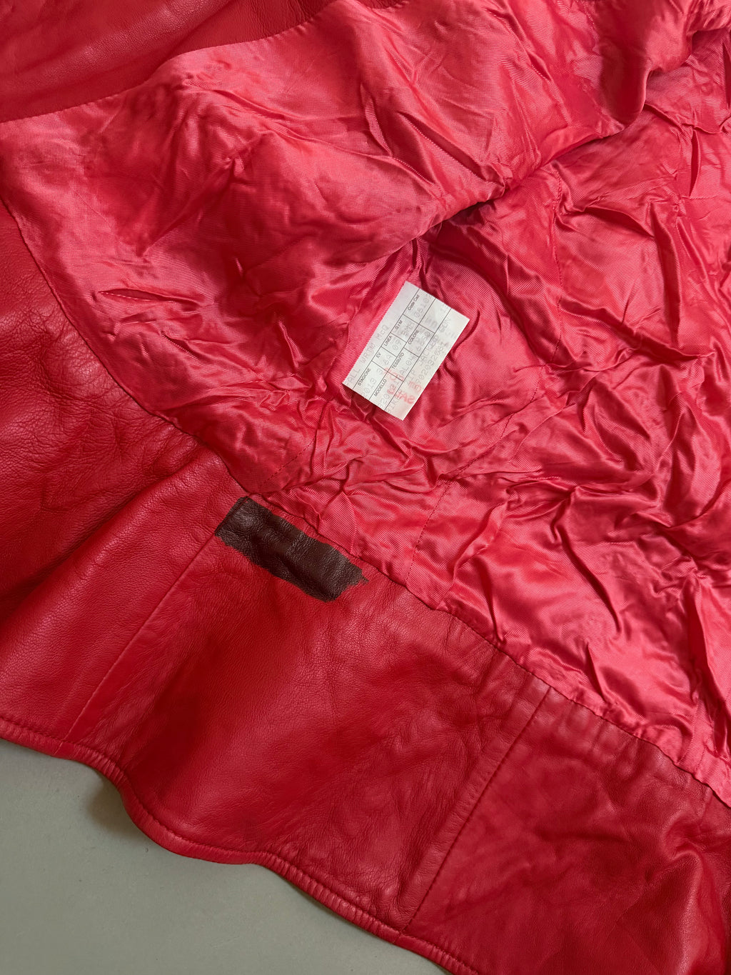 Alexander McQueen Red Leather Peplum Biker Jacket - McQ Runway Production Sample 2013 - XS
