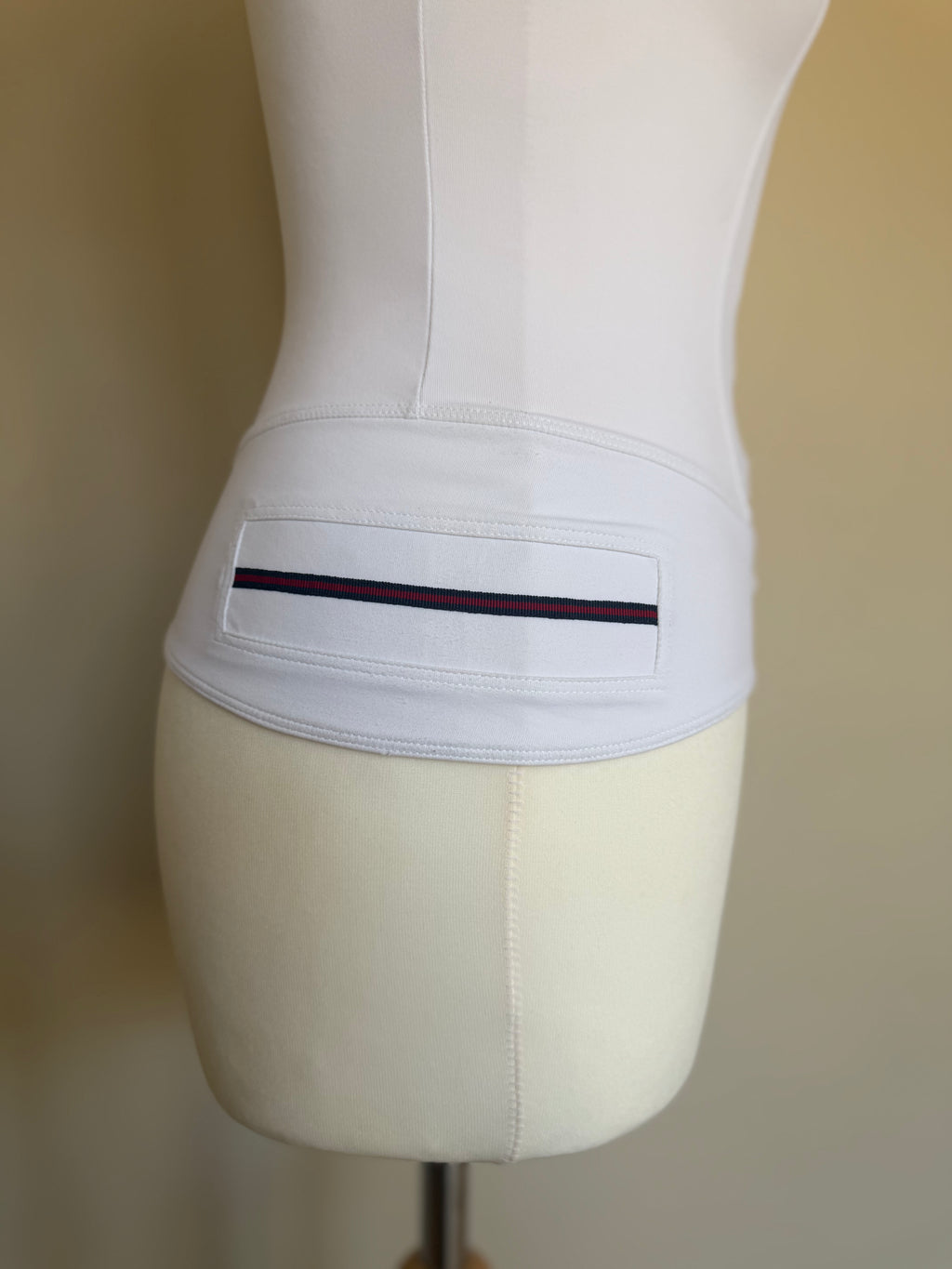 Gucci 2006 White Fitted Track Top with Interlocking G Hardware - XS