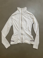 Gucci 2006 White Fitted Track Top with Interlocking G Hardware - XS