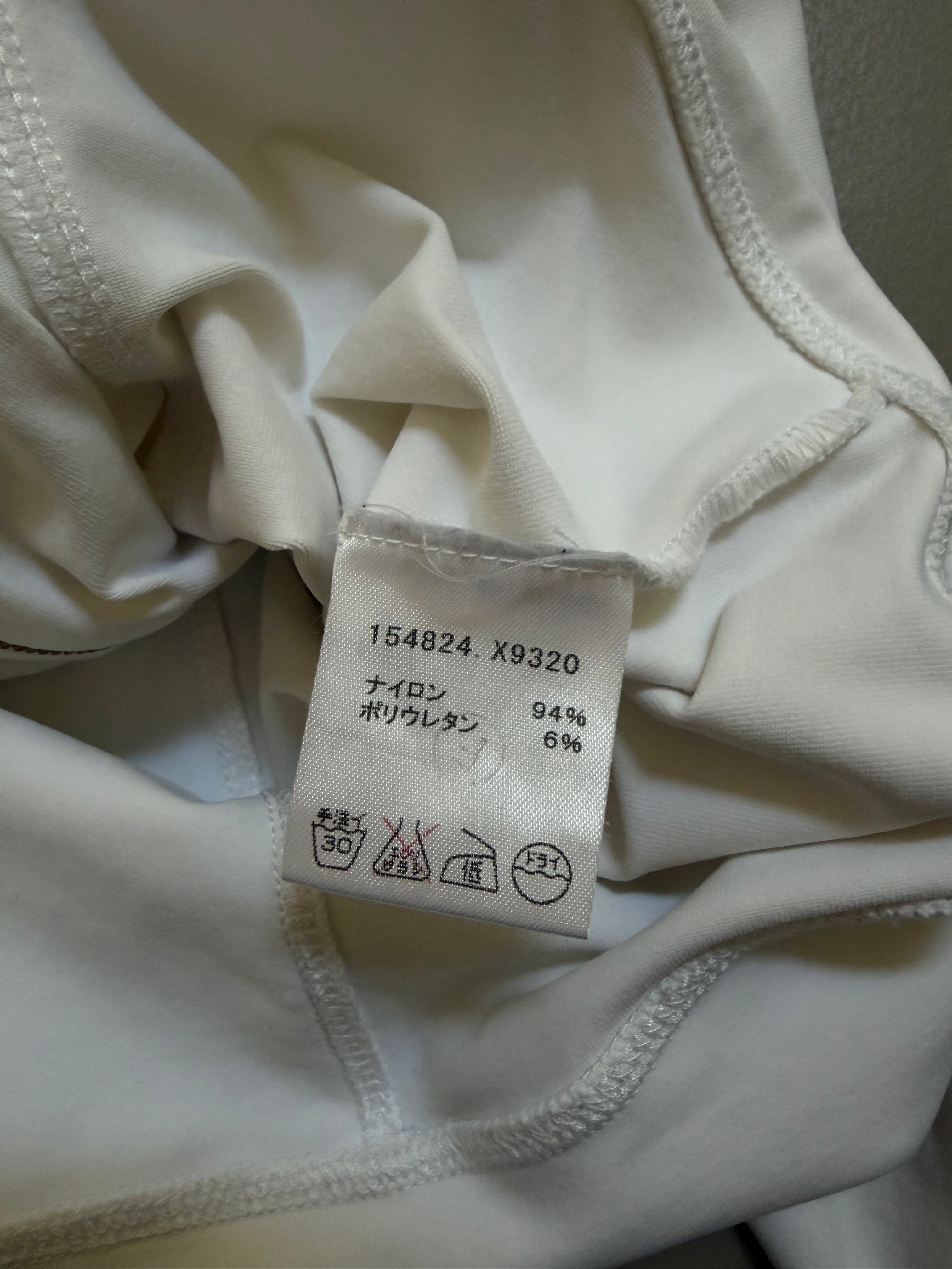 Gucci 2006 White Fitted Track Top with Interlocking G Hardware - XS