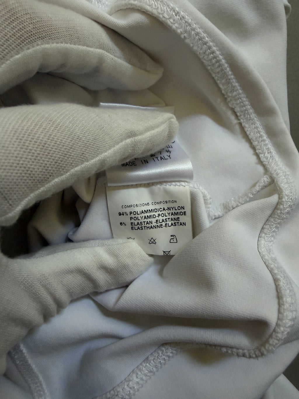 Gucci 2006 White Fitted Track Top with Interlocking G Hardware - XS
