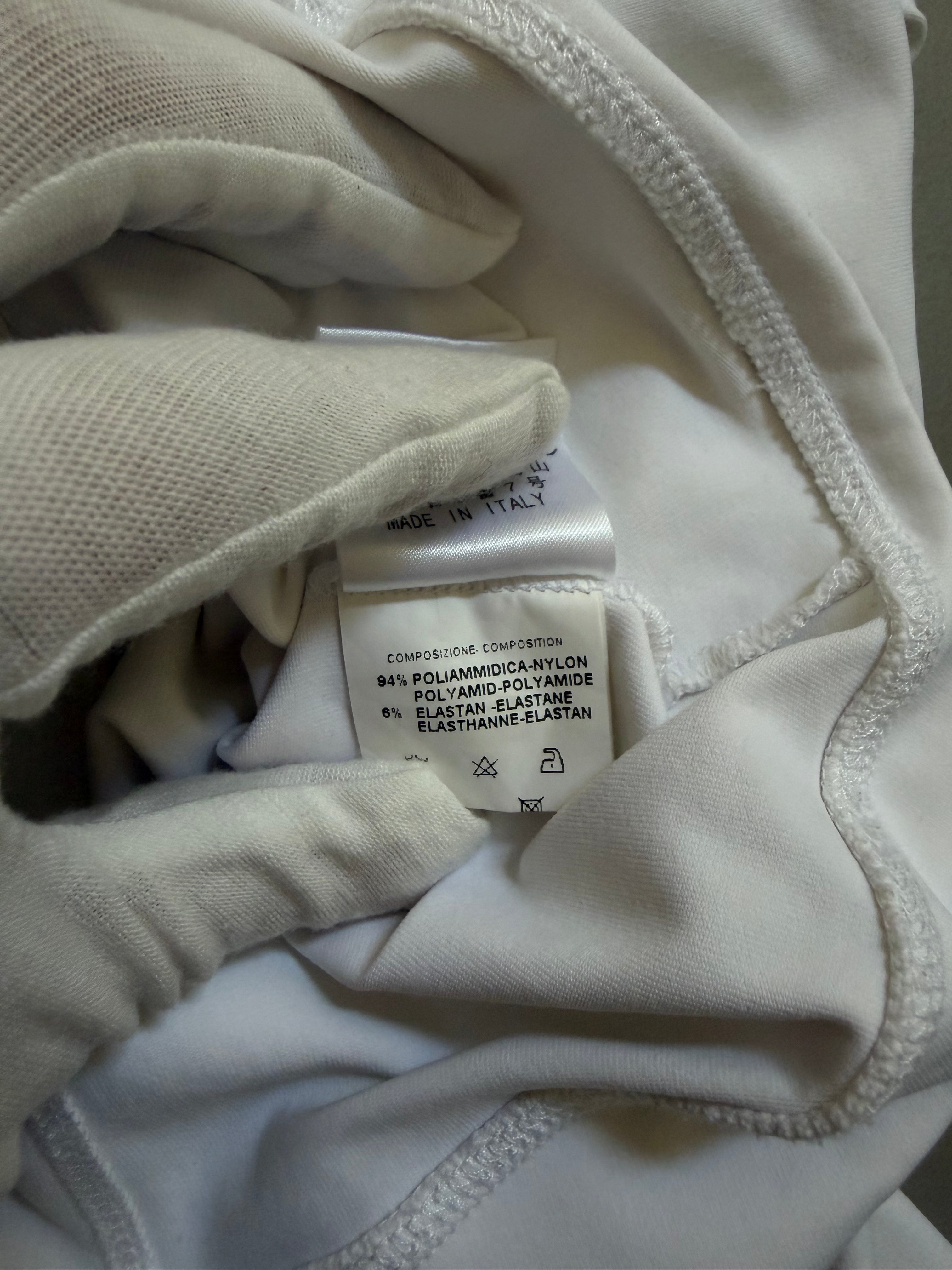 Gucci 2006 White Fitted Track Top with Interlocking G Hardware - XS