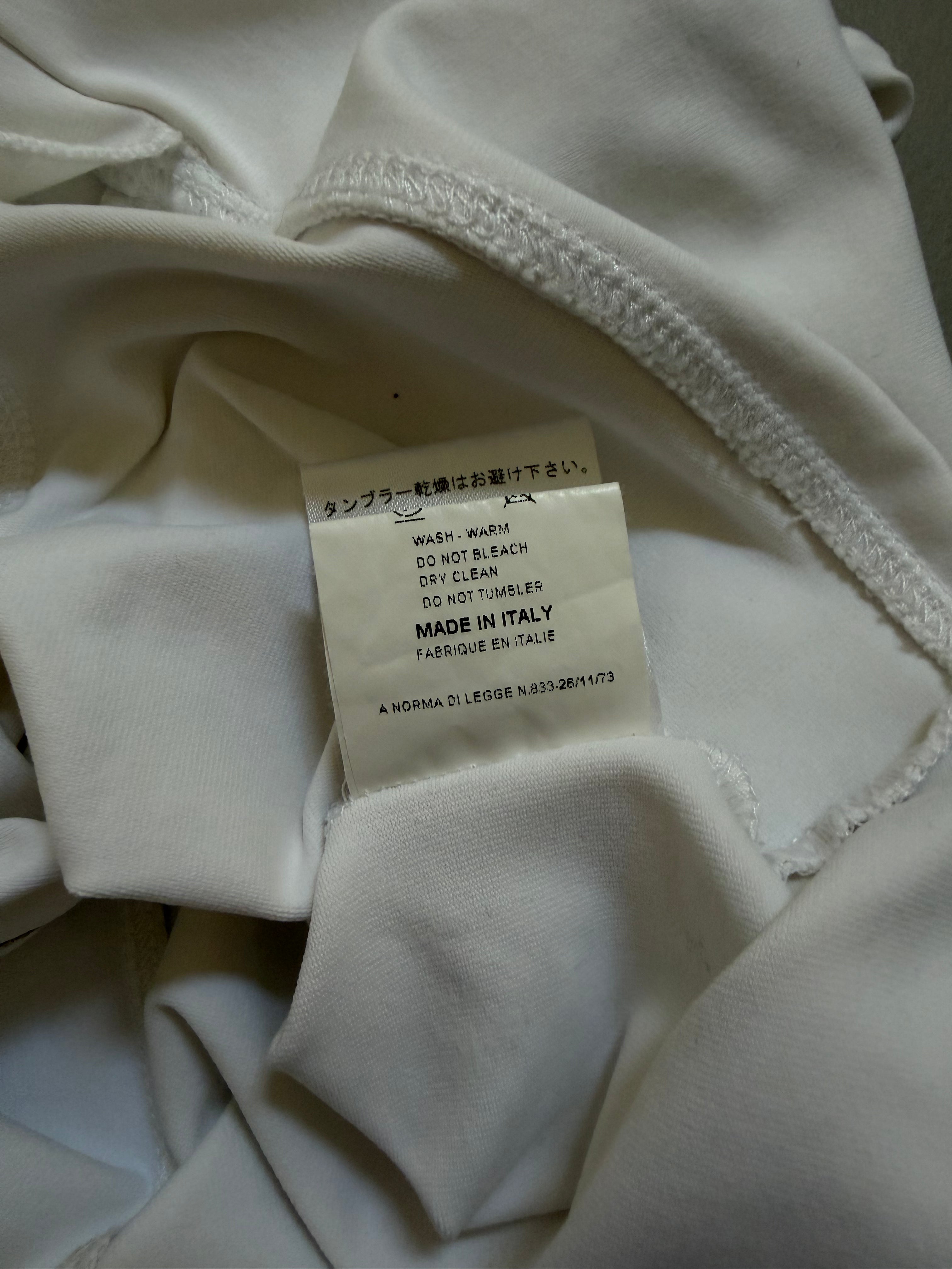 Gucci 2006 White Fitted Track Top with Interlocking G Hardware - XS