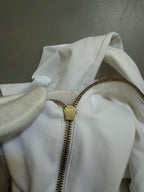Gucci 2006 White Fitted Track Top with Interlocking G Hardware - XS