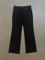 Gucci FW2008 Black Stretch Wool Tailored Trousers - W28" (IT38)