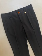 Gucci FW2008 Black Stretch Wool Tailored Trousers - W28" (IT38)