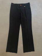 Gucci FW2008 Black Stretch Wool Tailored Trousers - W28" (IT38)
