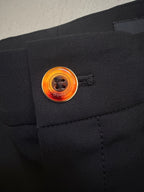 Gucci FW2008 Black Stretch Wool Tailored Trousers - W28" (IT38)