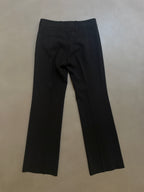 Gucci FW2008 Black Stretch Wool Tailored Trousers - W28" (IT38)