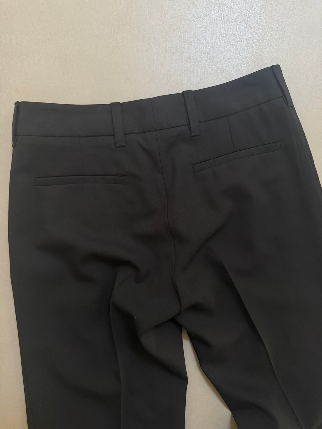 Gucci FW2008 Black Stretch Wool Tailored Trousers - W28" (IT38)