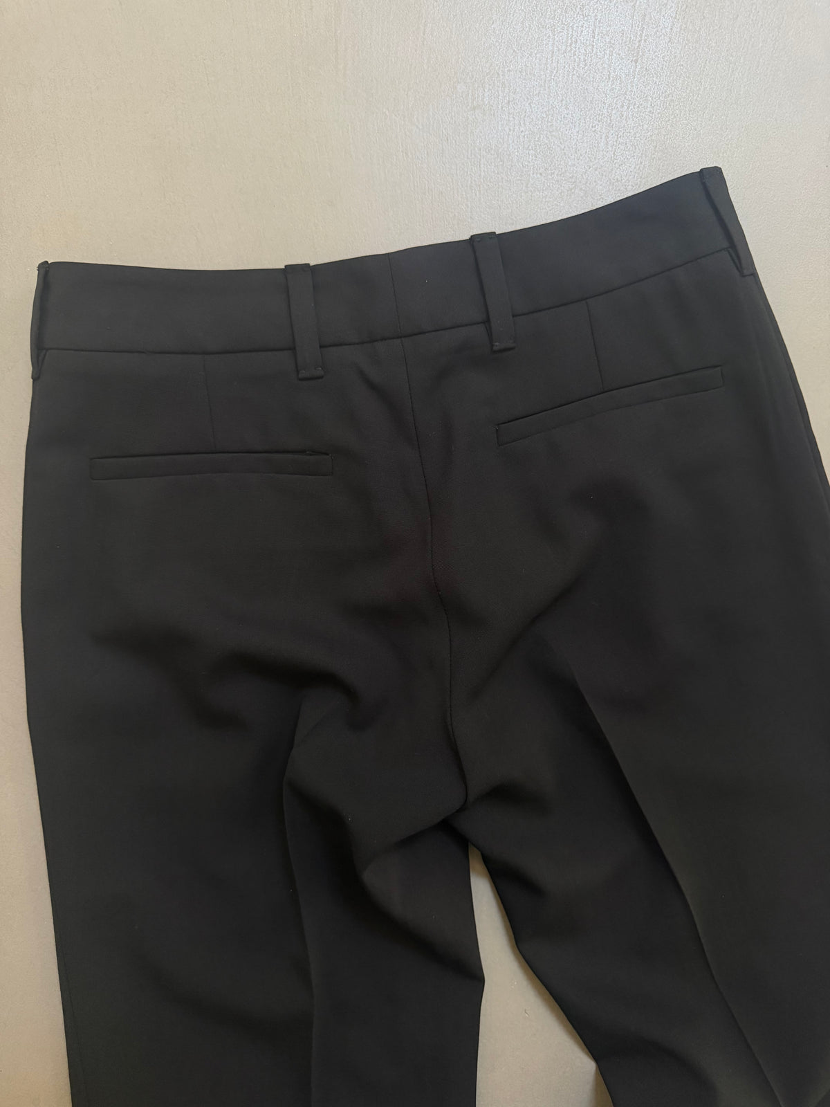 Gucci FW2008 Black Stretch Wool Tailored Trousers - W28" (IT38)
