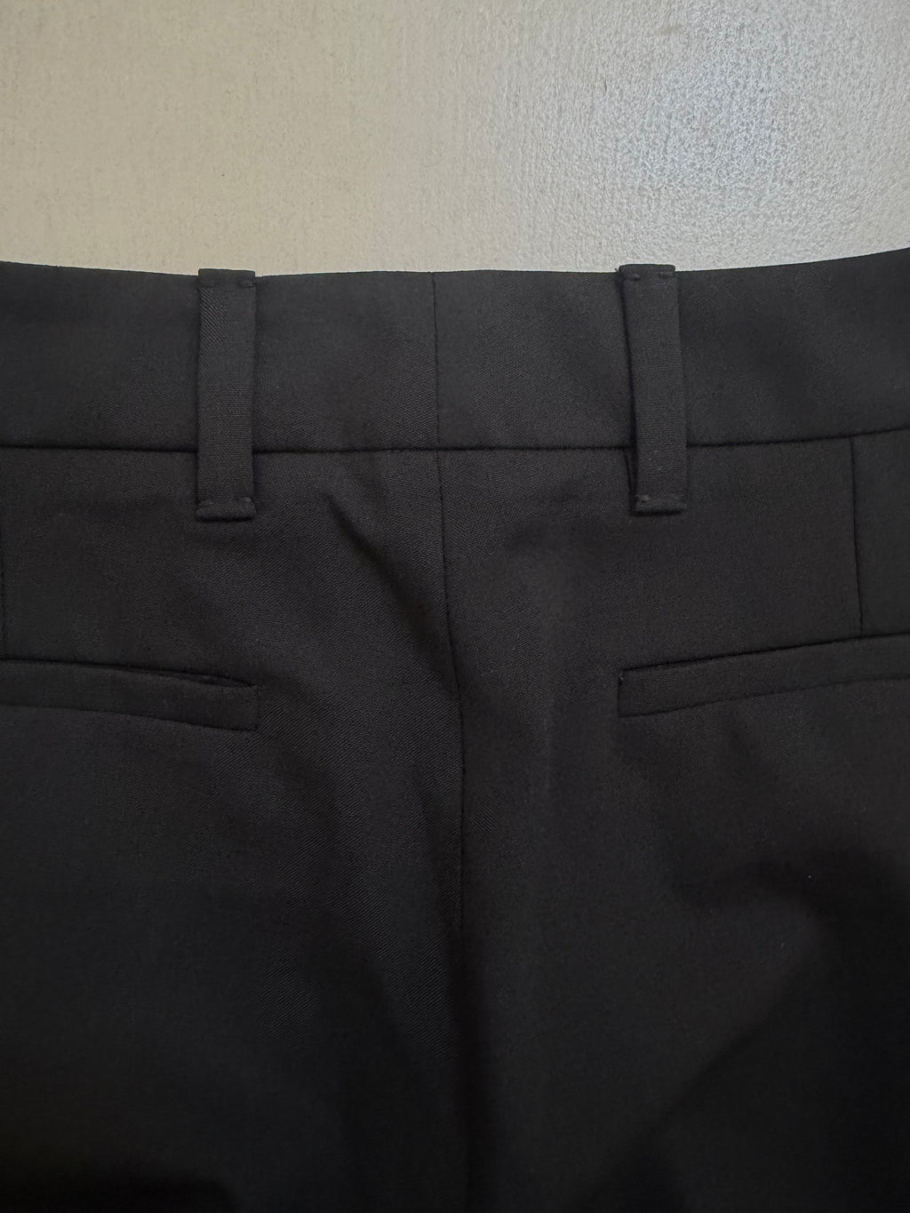 Gucci FW2008 Black Stretch Wool Tailored Trousers - W28" (IT38)