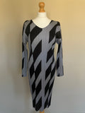 Issey Miyake Pleats Please AW19 Geometric Chevron Dress - L (4)