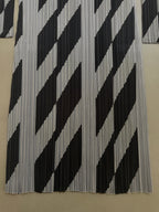 Issey Miyake Pleats Please AW19 Geometric Chevron Dress - L (4)