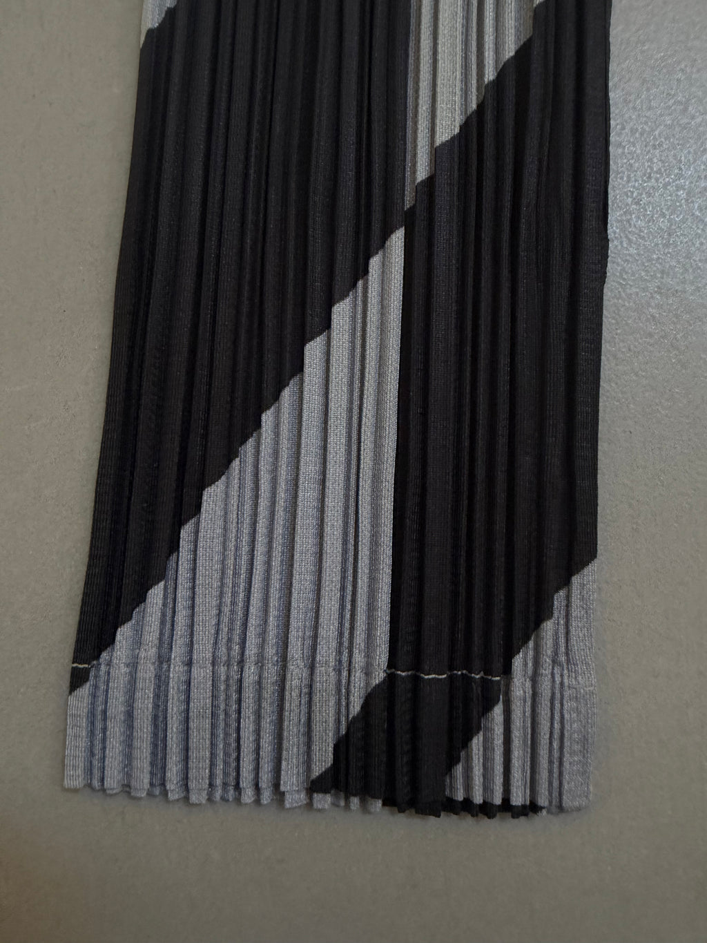 Issey Miyake Pleats Please AW19 Geometric Chevron Dress - L (4)