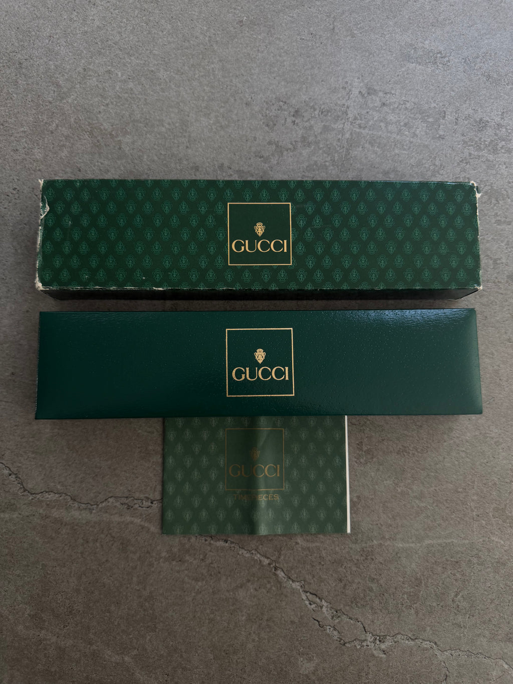 Gucci Vintage 1991 9000L Two-Tone Ladies Watch Set