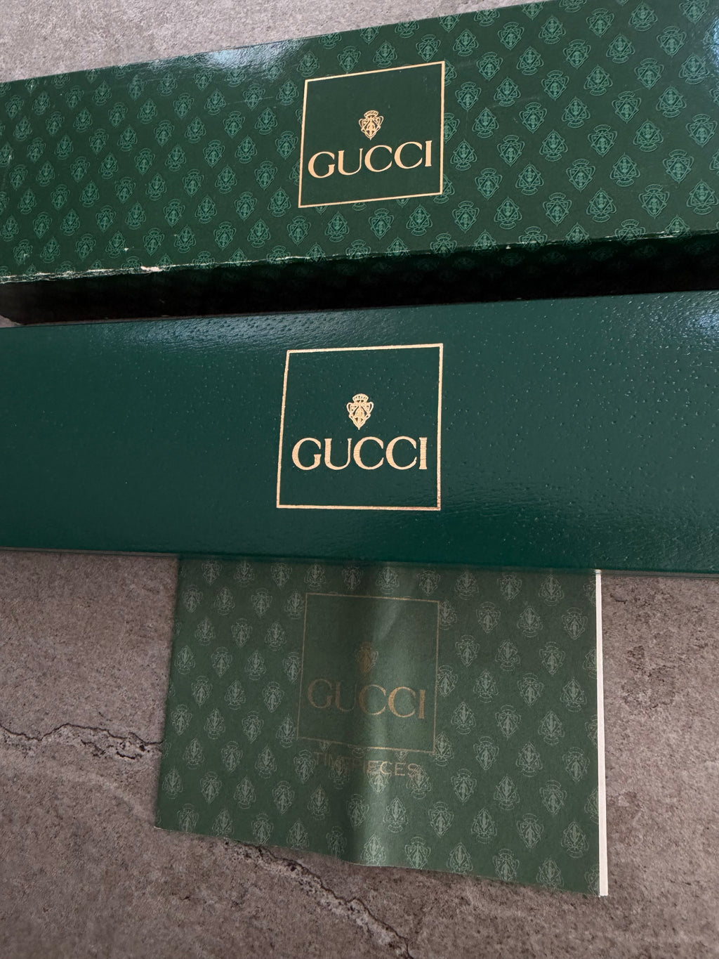 Gucci Vintage 1991 9000L Two-Tone Ladies Watch Set