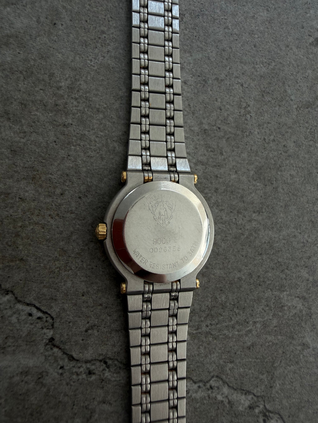 Gucci Vintage 1991 9000L Two-Tone Ladies Watch Set