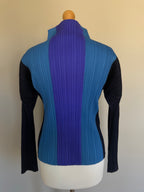 Issey Miyake Pleats Please AW09 Colour Block High Neck Top - M (3)