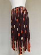 Issey Miyake Pleats Please AW07 Geometric Polka Dot Print Pleated Skirt - L (5)