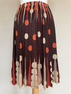 Issey Miyake Pleats Please AW07 Geometric Polka Dot Print Pleated Skirt - L (5)
