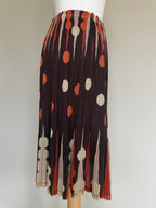 Issey Miyake Pleats Please AW07 Geometric Polka Dot Print Pleated Skirt - L (5)